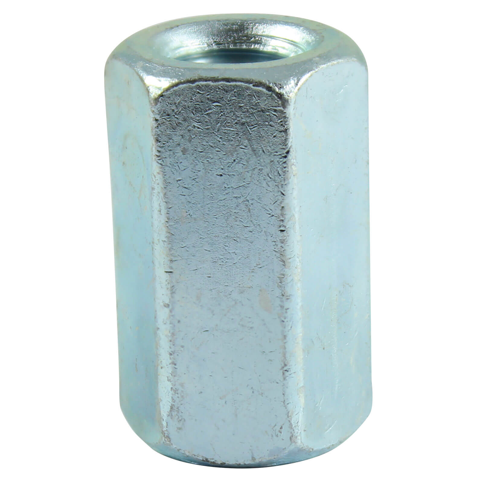 Photo of Hex Connector Nuts Bright Zinc Plated M8 Pack Of 100