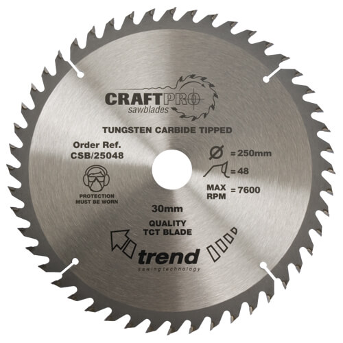 Photo of Trend Craftpro Wood Cutting Saw Blade 315mm 48t 30mm