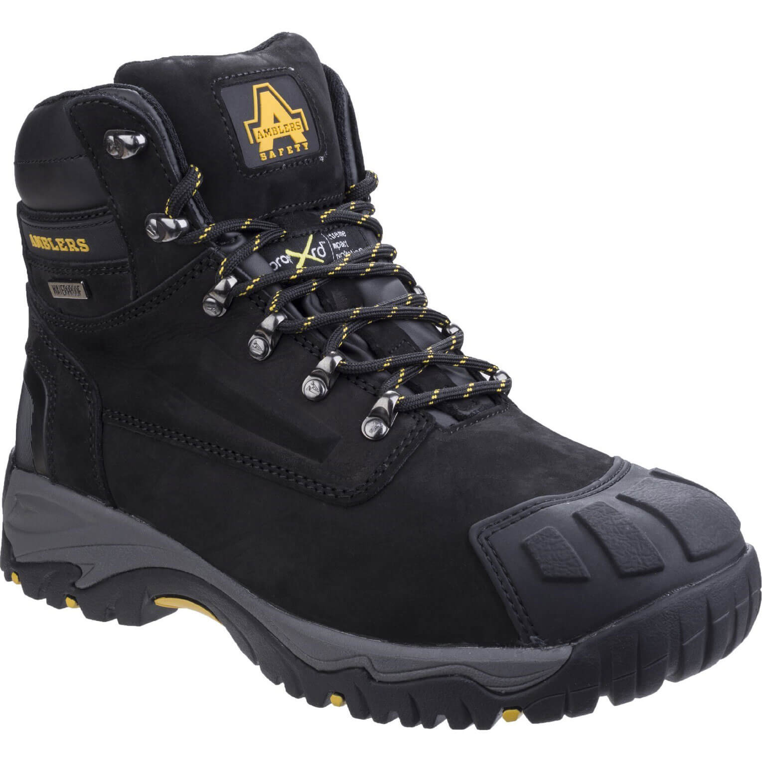 Photo of Amblers Mens Safety Fs987 Metatarsal Protection Waterproof Safety Boots Black Size 7