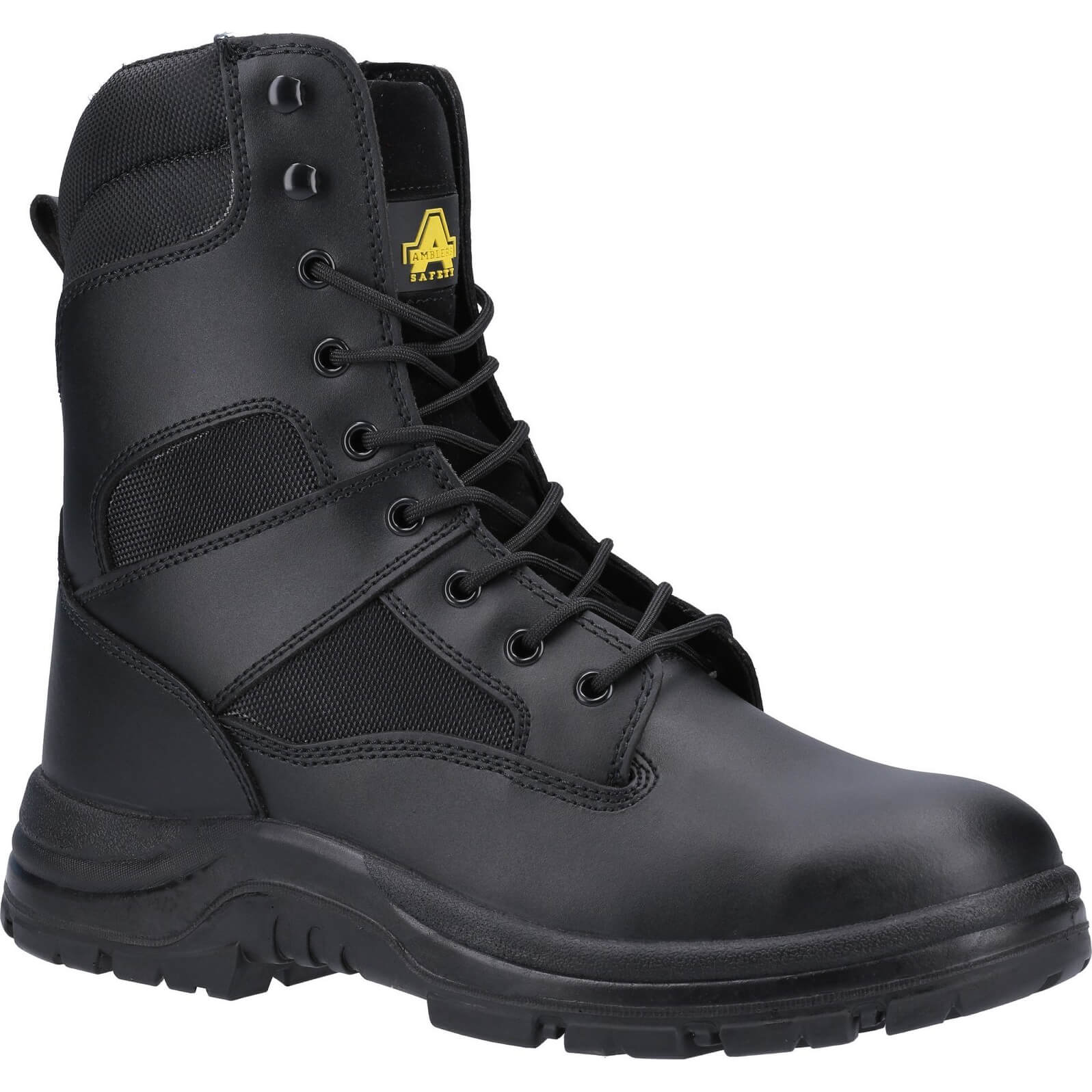 Photo of Amblers Mens Safety Fs008 Water Resistant Hi Leg Safety Boots Black Size 7