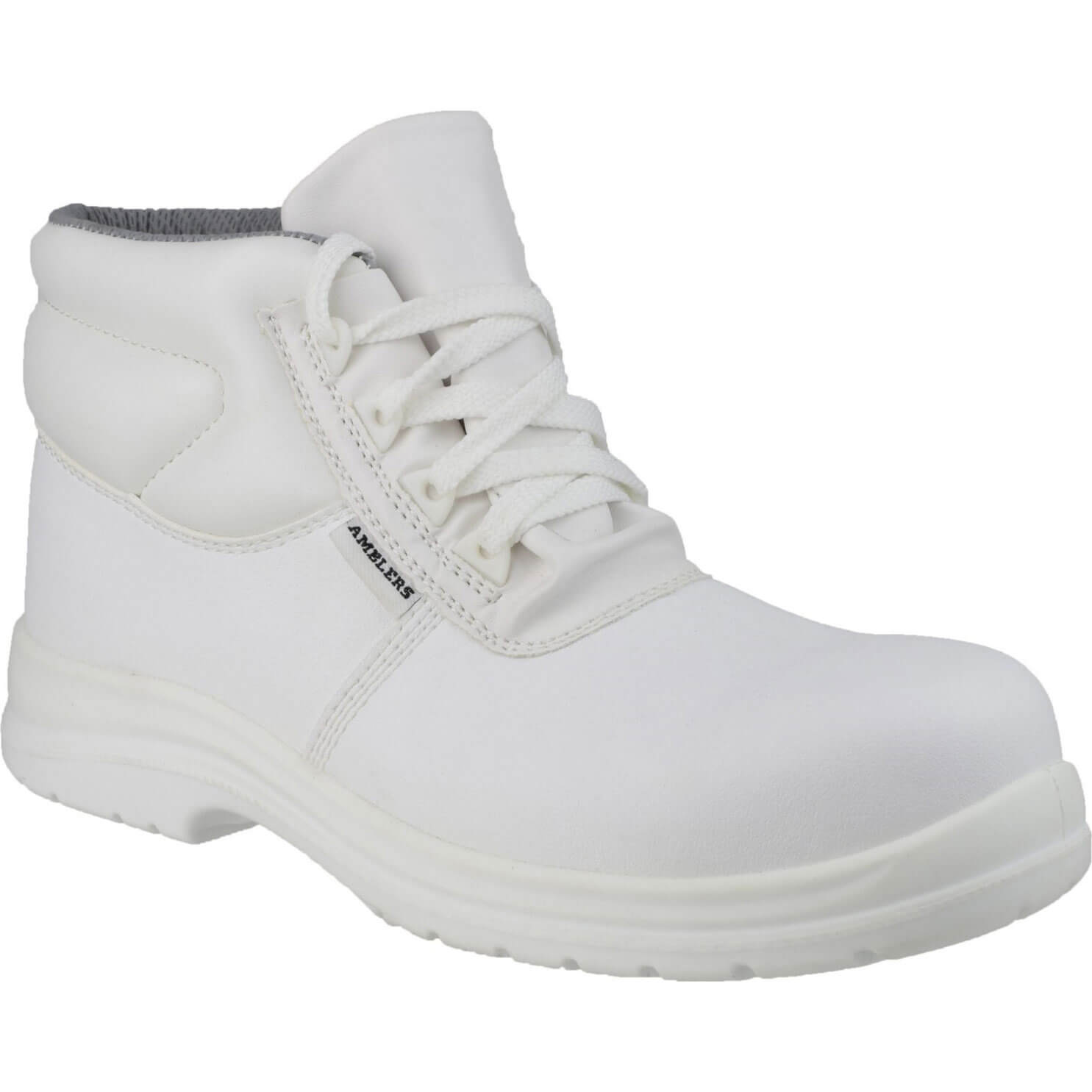 Photo of Amblers Mens Safety Fs513 Metal-free Water-resistant Safety Boots White Size 3