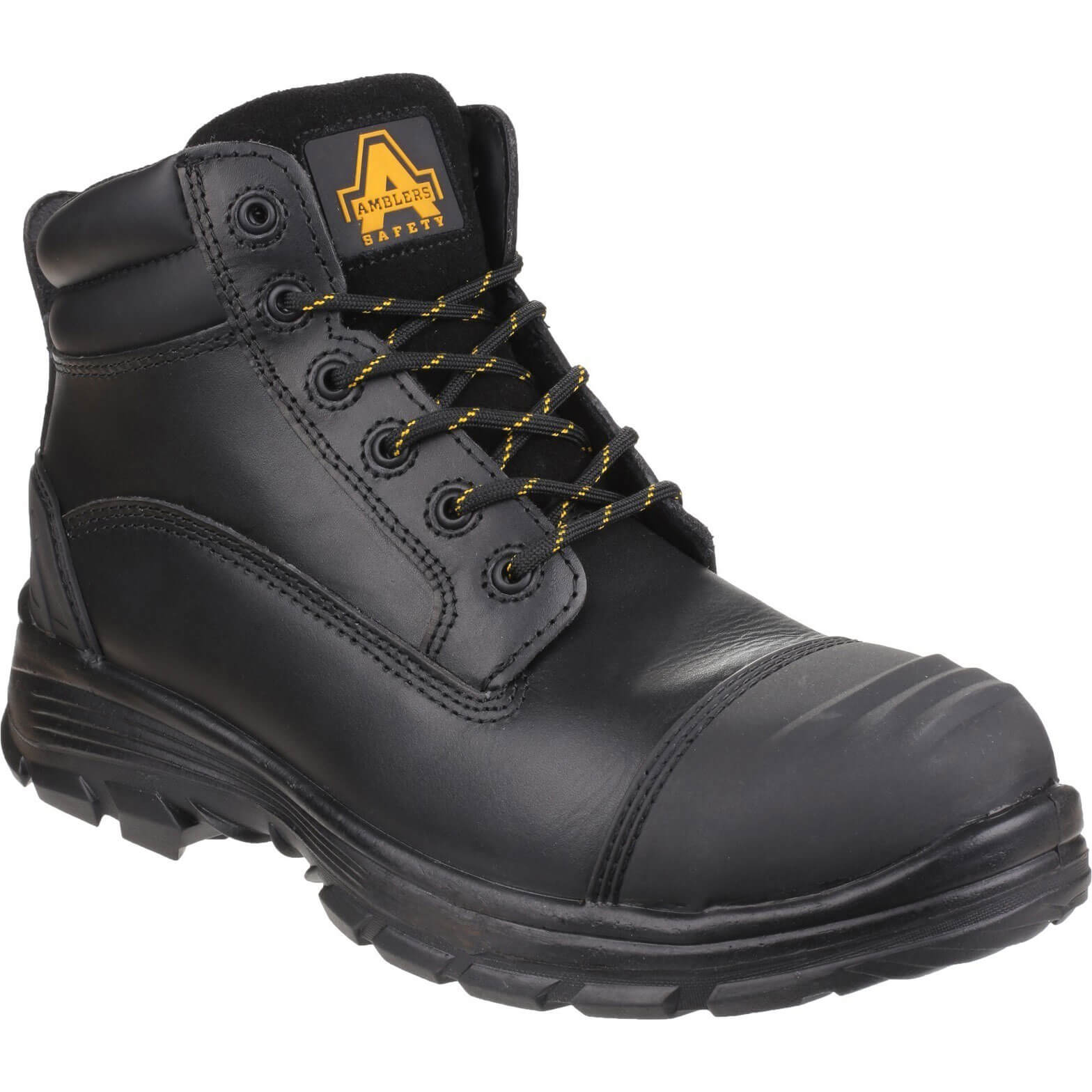 Photo of Amblers Mens Safety As201 Quantok S3 Pu/rubber Safety Boots Black Size 6.5