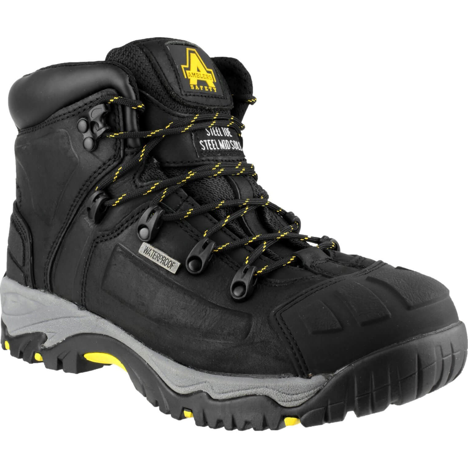 Photo of Amblers Mens Safety Fs32 Waterproof Safety Boots Black Size 3