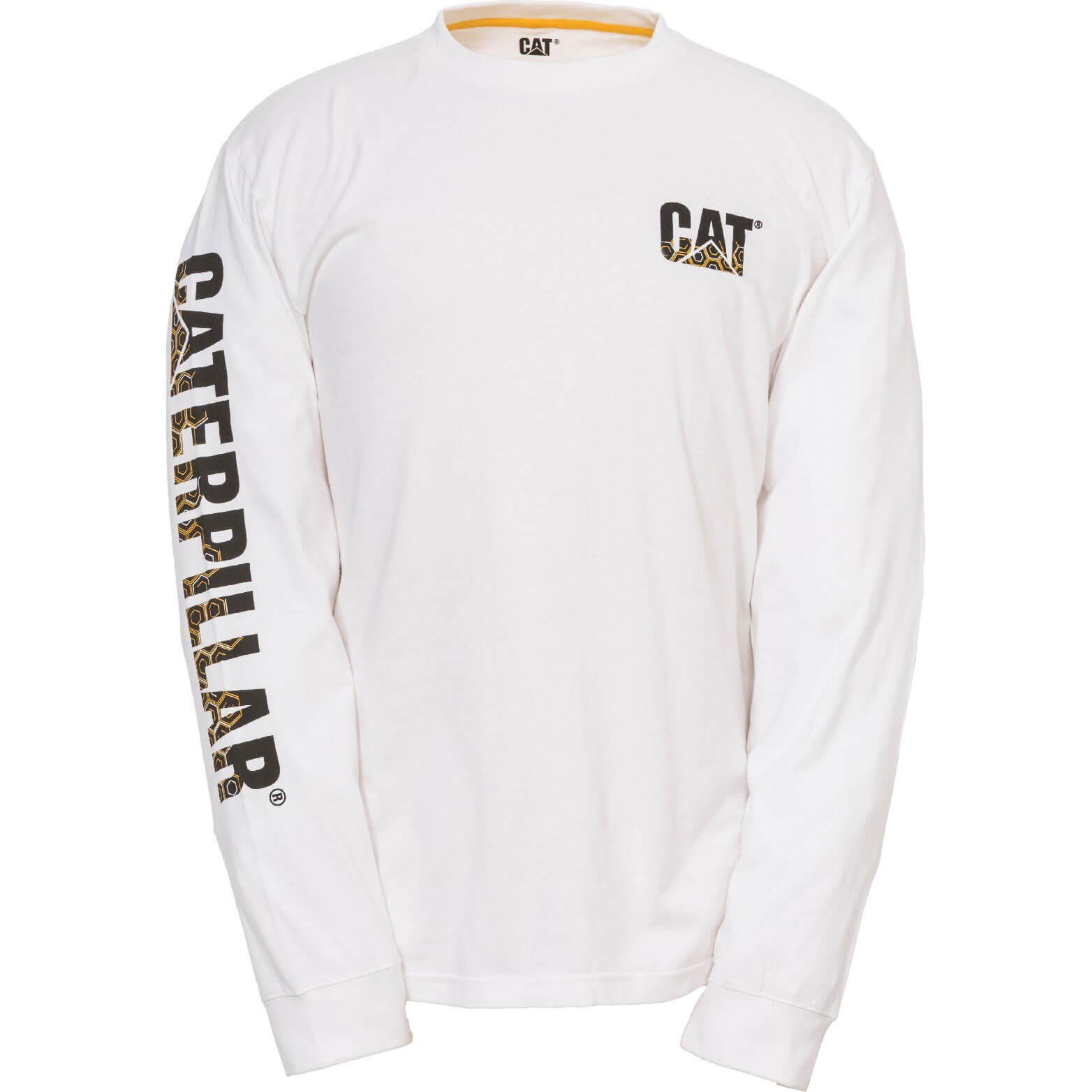 Photo of Caterpillar Mens Custom Banner T Shirt White S