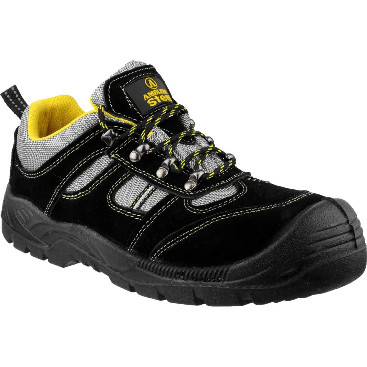Photo of Amblers Safety Fs111 Lightweight Lace Up Safety Trainer Black Size 3