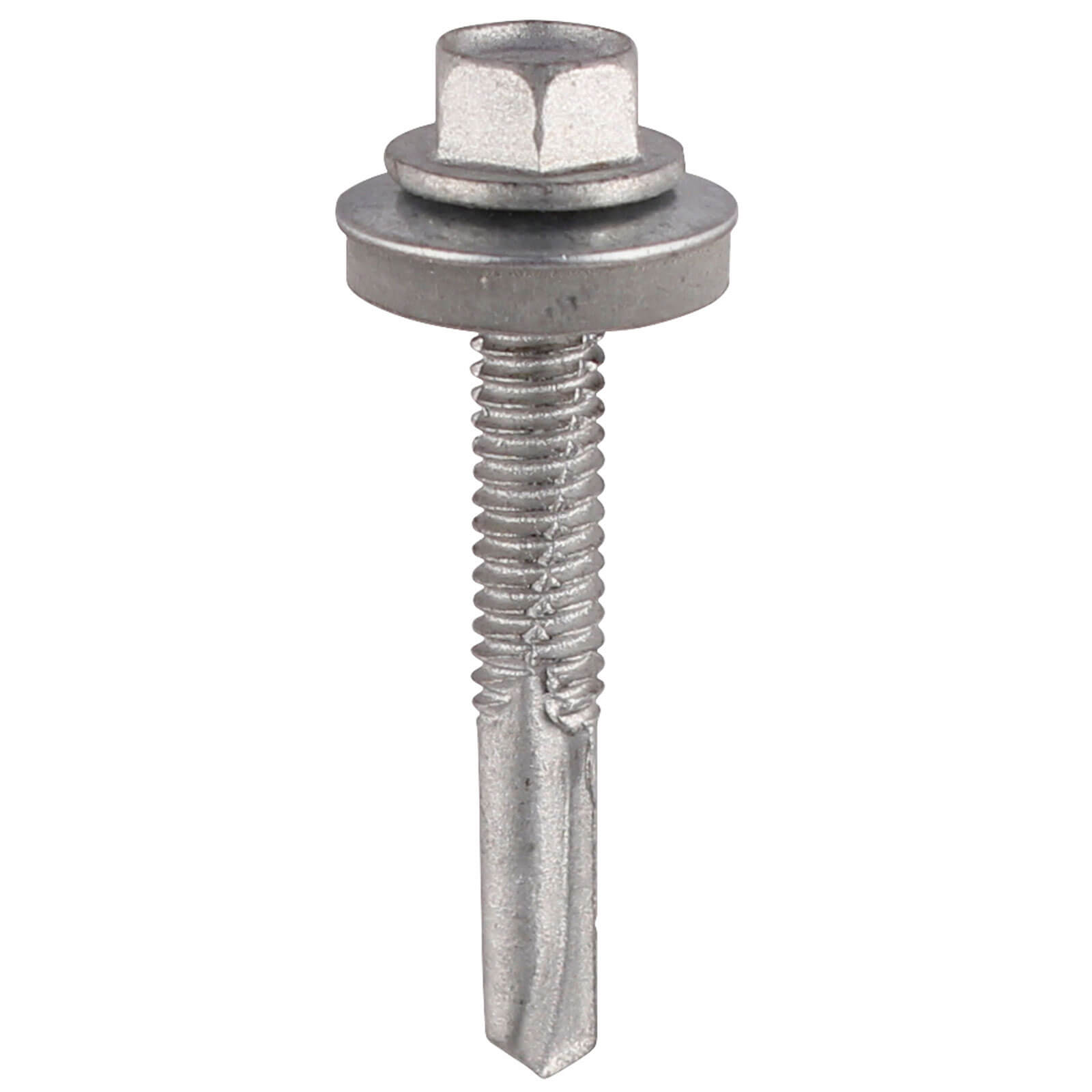 Photo of Hex Head Self Drill Screws For Heavy Section Steel Epdm Washers 5.5mm 32mm Pack Of 100