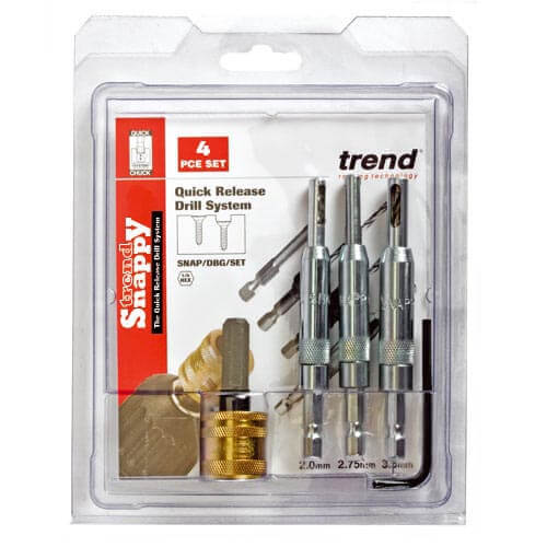 Photo of Trend Snappy 3 Piece Drill Bit Guide Set