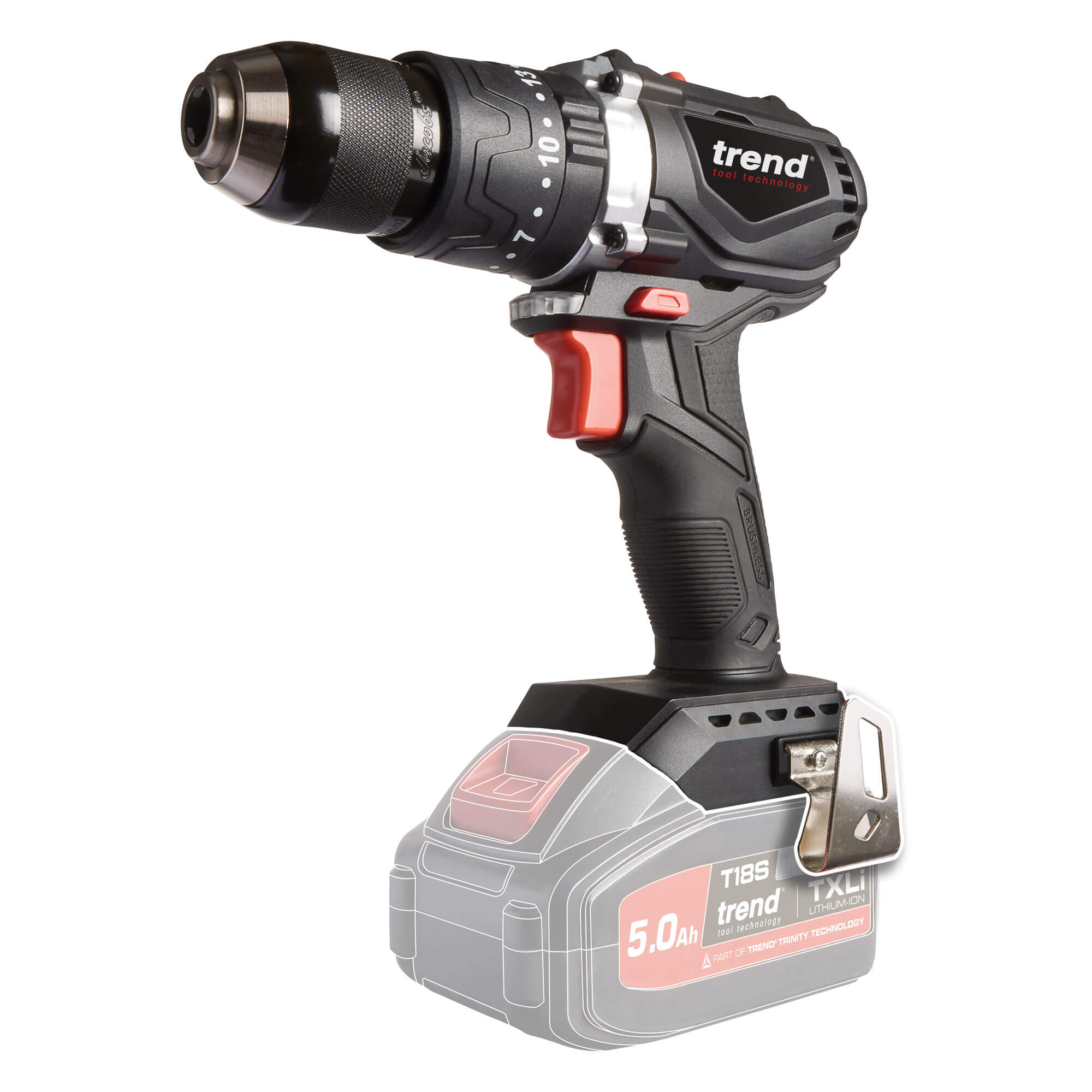Photo of Trend T18s/cdb 18v Cordless Brushless Combi Drill No Batteries No Charger No Case