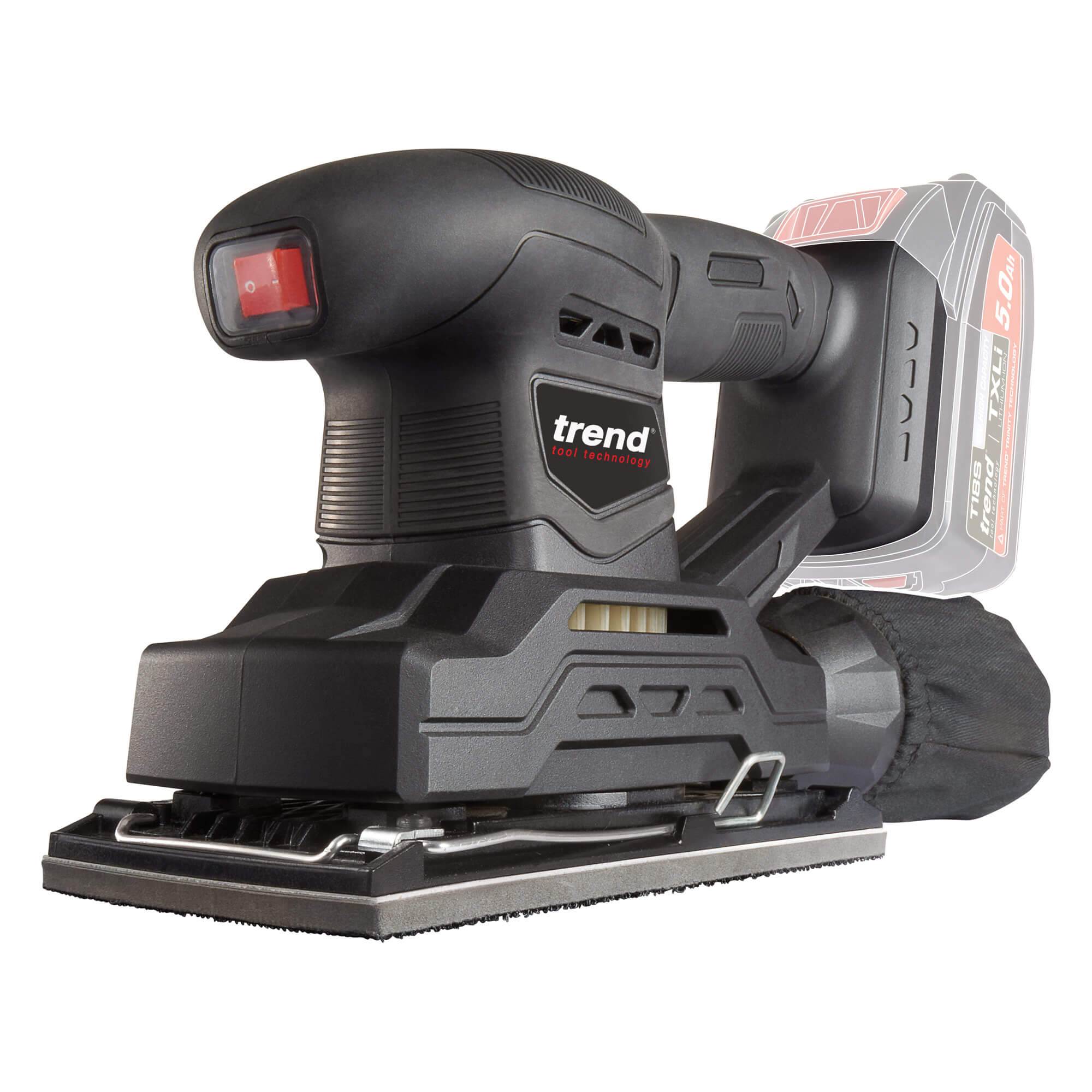 Photo of Trend T18s/tssb 18v Cordless 1/3 Sheet Sander No Batteries No Charger No Case